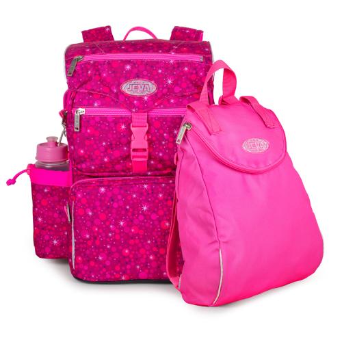 pink schoolbag for 0. - 2. class