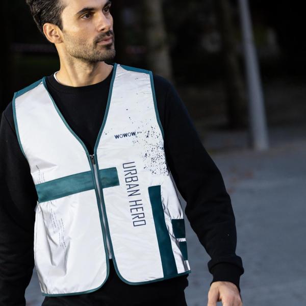 urban hero reflective vest front