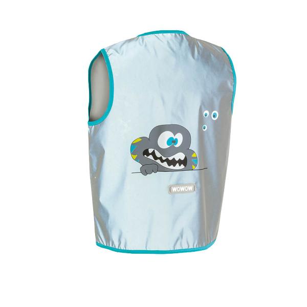 reflective vest blue with print