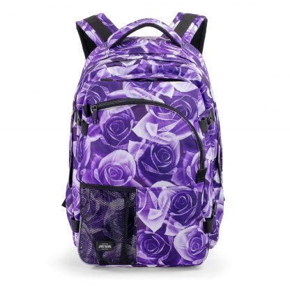 large rucksack for girls - Purple Rose SUPREME from JEVA