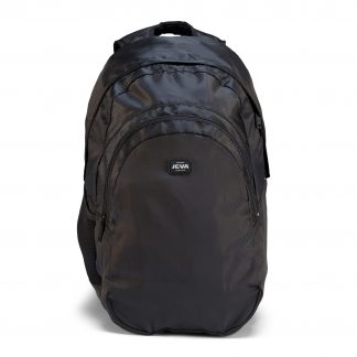rucksacks for older students - Pure Black BACKPACK from JEVA