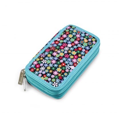 flowered pencil case Windy TWOZIP from JEVA
