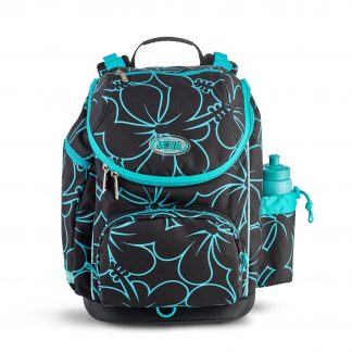 schoolbag for primary school girls - hibiscus U-TURN from JEVA