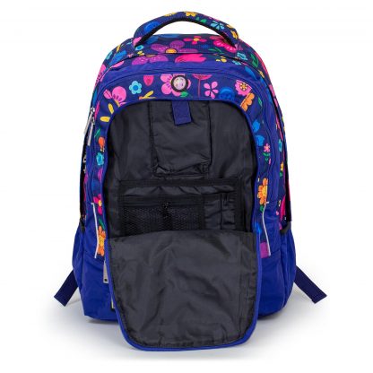 backpack with detailed organizer