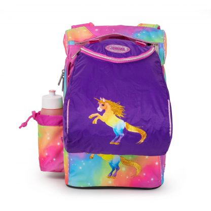 Rainbow Unicorn BEGINNERS schoolbag with gymbag