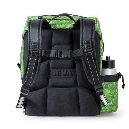 ergonomic back support on the schoolbag