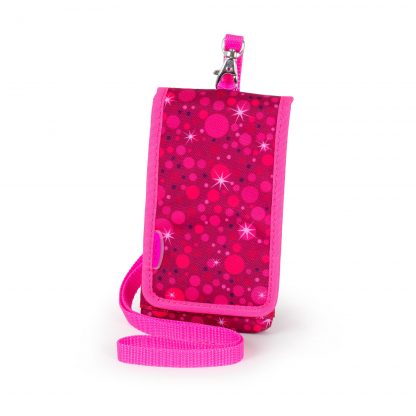 pink mobile cover with string