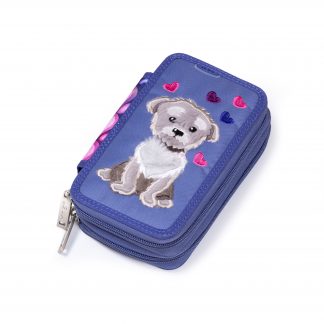 pencil case with dog