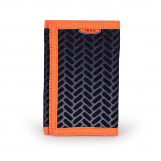 black and orange wallet for children
