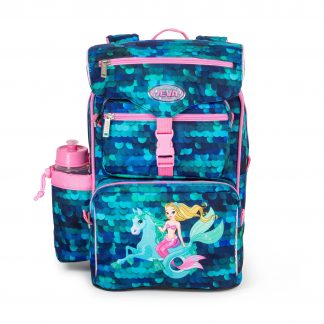 Ergonomic schoolbag with mermaid