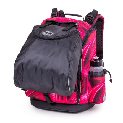 large schoolbag with gym bag attached