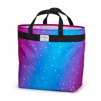 Shopping bag in radiant colours
