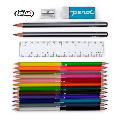 Content of ONEZIP & TWOZIP pencil cases 2023