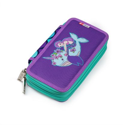 pencil case with mermaid