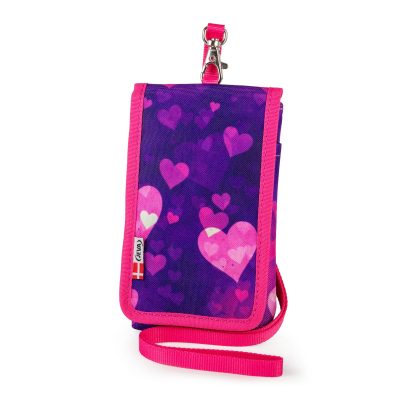 mobile cover with hearts
